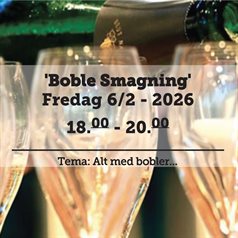 Boble smagning fredag d. 6 februar 2026 - slikforvoksne.dk